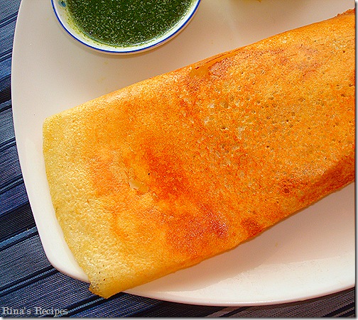 Rina's Recipes: Masala Dosa - A Love Affair